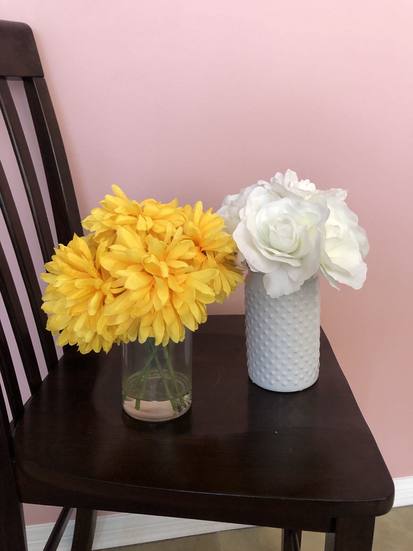 Artificial Flowers + Vase