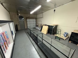 Retail Glass Display Cases with LED Lights & Locks – $150 Each