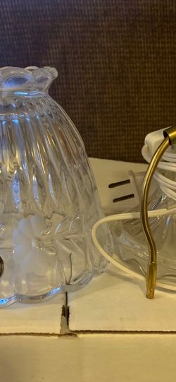 Princess House Glass Lamps