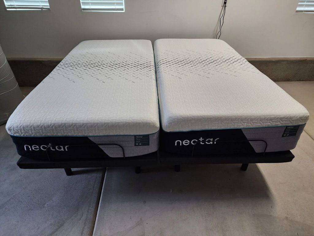 NECTAR Premier Hybrid Split King Mattress- Delivery Available