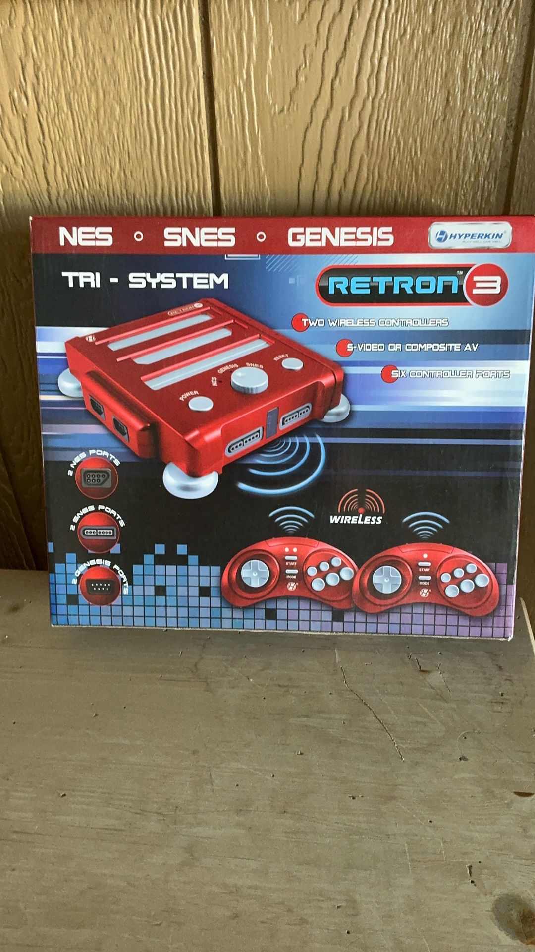 2010 Hyperkin Retron 3 Game Console For NES-SENS-GENESIS Games It’s also Wireless To