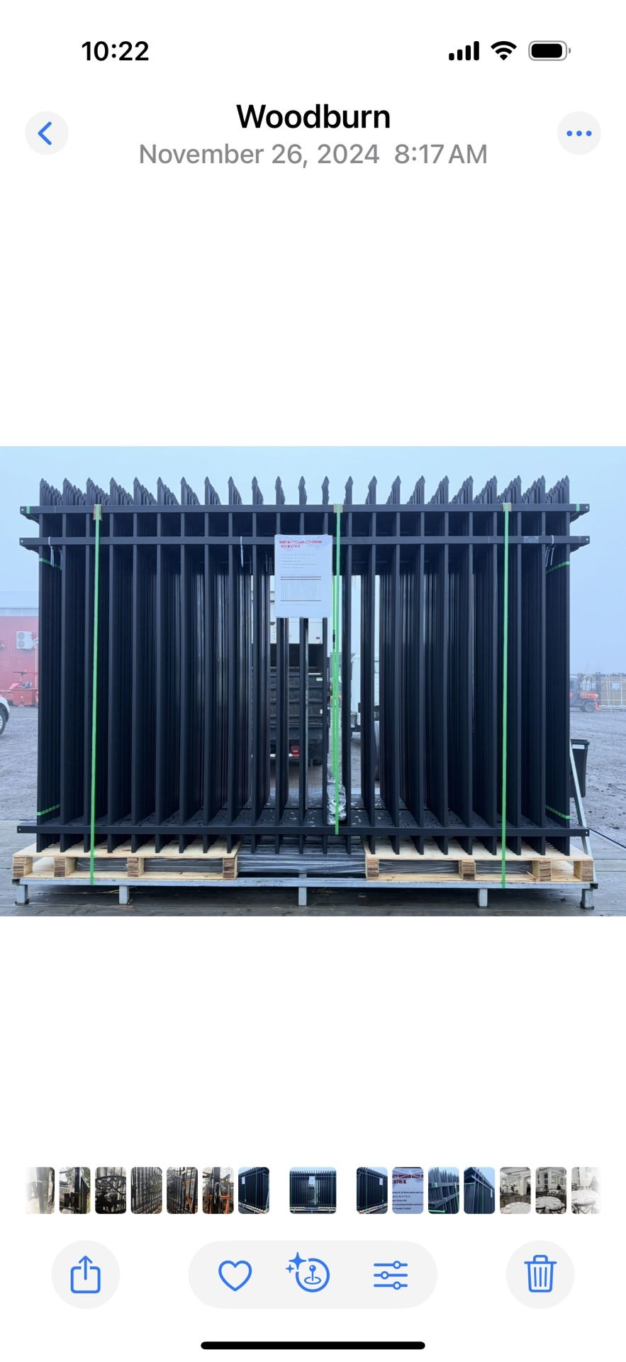 💥10'x7' Heavy Duty Welded Steel Fencing💥