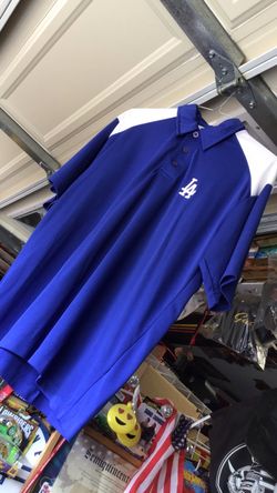 Dodgers polo style shirt size adult M