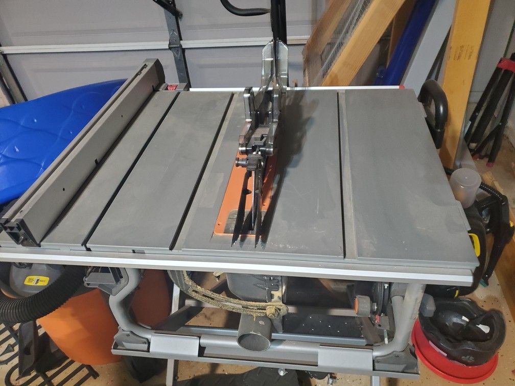 Rigid R4518 10" portable jobsite table saw - corded