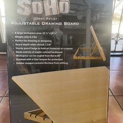Soho Urban Artist Adjustable Drawing Board NEW