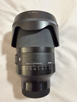 Sigma 35mm F1.2 for Sony E mount (full frame)