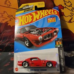 Hot Wheels 1970 Pontiac Firebird (Red) Legends Tour Winner!