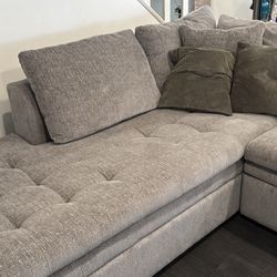 Sleeper Sofa Couch (grey) 