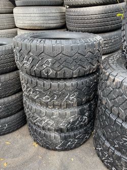 LT275/65R18 Goodyear 275/65/18 LT set of used tires in great condition 350$ for 4 tire plus tax. Installation available but not included. Wheel align
