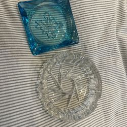 Vintage Glass Ash Trays