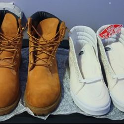 Timberland Boots & Vans Off The Wall