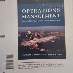 Operations Management: Sustainability and Supply Chain Management

12th Edition