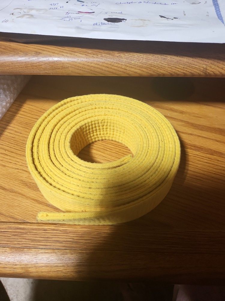 Yellow Karate Belt - Size 7