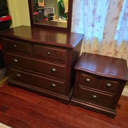 Ragazzi 5 Drawer Mirror Wooden Dresser (AZUSA)