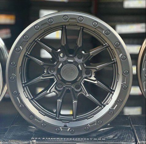 Matte Black Off Road Wheels Available 6x139.7 Chevy GMC Toyota Ford Nissan And More!!