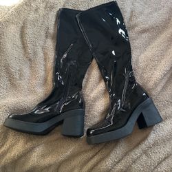 Black  Thigh High Boots 