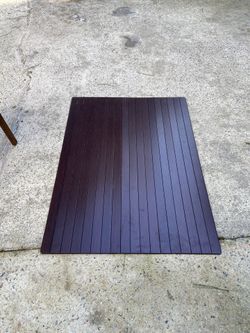 BAMBOO OFFICE CHAIR PAD 48x35 3/16 thick