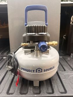 Project Source 3-Gallon Portable Electric 110 PSI Pancake Air Compressor