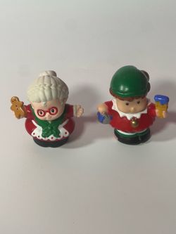Little People- 2 Christmas figurines