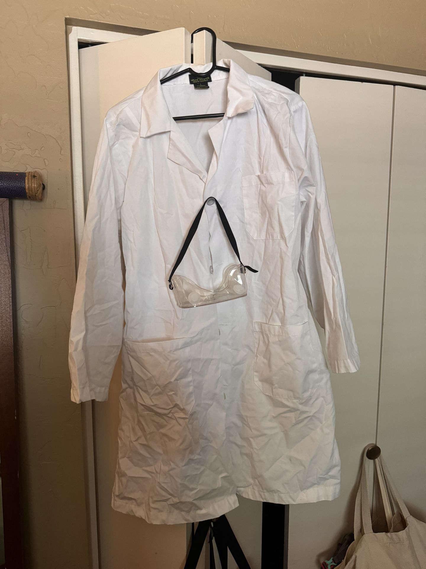 Lab Coat and Goggles