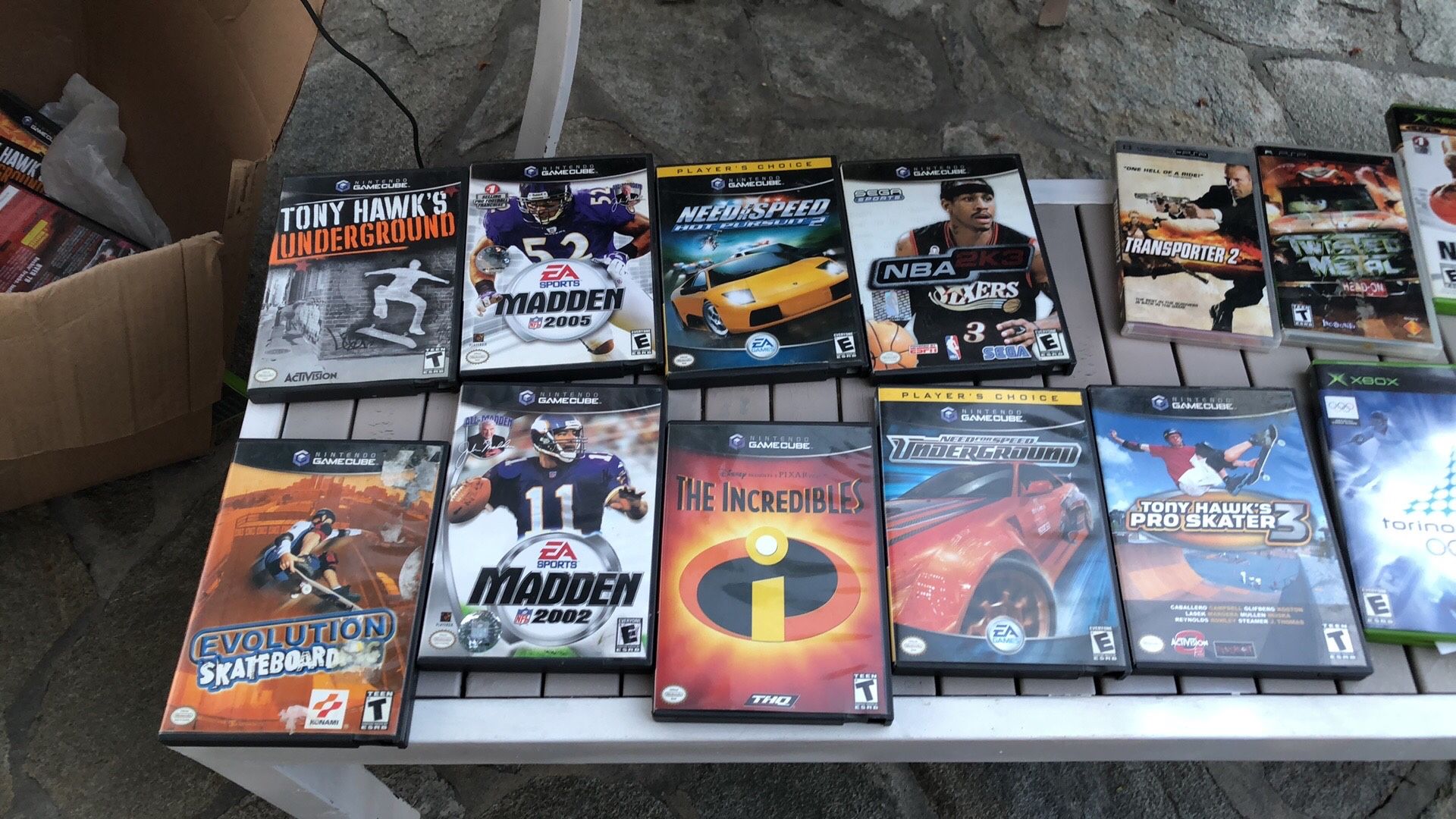 Over 35 X-Box/Ninetinendo Game Cube/ PS4/Wii Plus four console and