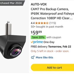 Auto-Vox Backup Camera