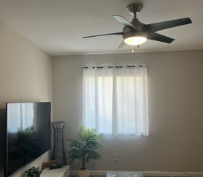 Window curtains plus rod