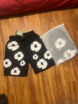 Denim tear shorts