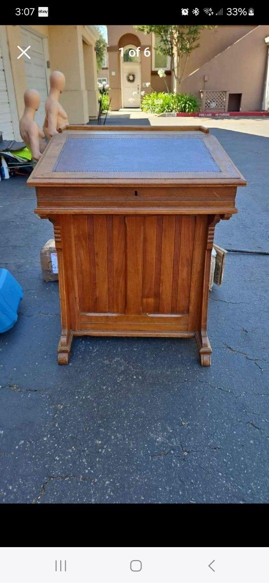 Beautiful Antique Captains Desk
