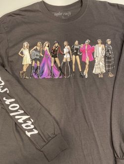Taylor Swift Eras Charcoal long sleeve