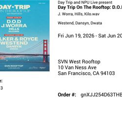 Day Trip Friday Ticket