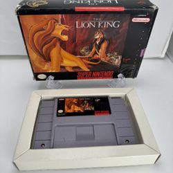 The Lion King Super Nintendo SNES * Authentic* Tested No manual