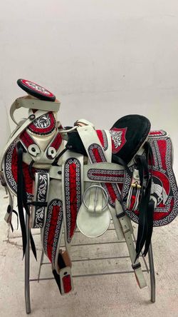 Nueva montura charra bordada