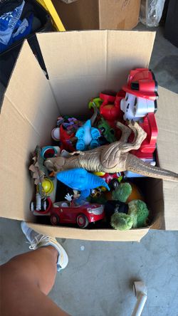 Assorted Box Of Kids Toys