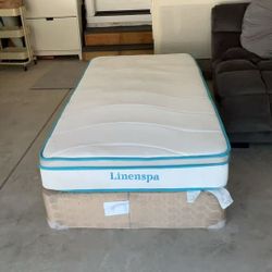 Twin Linespa Pillow Top Mattress With Box Spring 