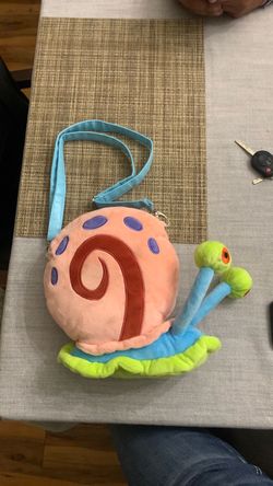 Gary the Snail Plush Crossbody Bag