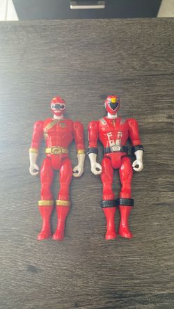 Red power rangers wild force red ànd RPM red eagle