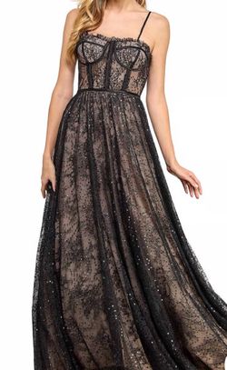 Black Long Party/Prom Dress Size 9/10 Like New