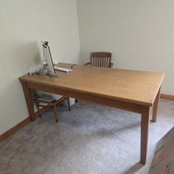 Antique Refinished Office Desk