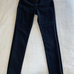 Express Skinny Mid Rise Jeans Size 2R Black