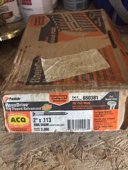 Lot of 2” and 3” Paslode Round Drive nails