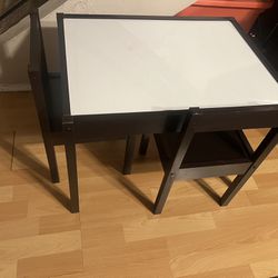 Expresso Wooden White Board Table