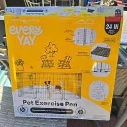 New 8 panel small pet play area