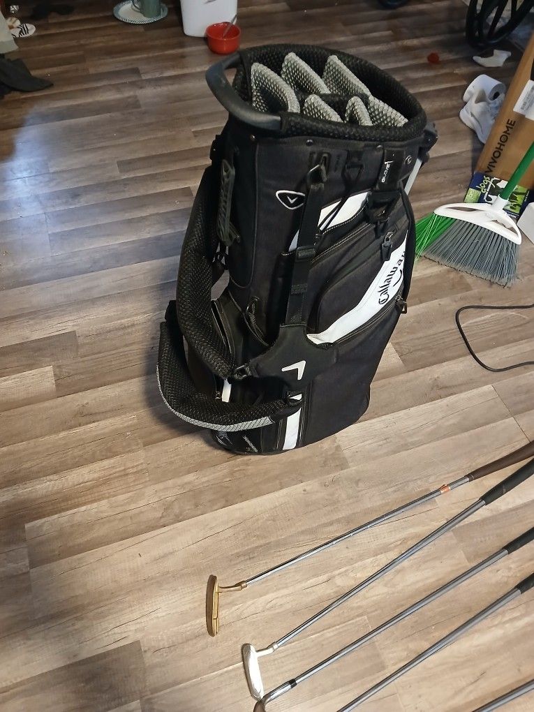Warrior System Golf Clubs And Bag