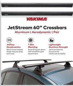 Yakima
60" JetStream Bars - Pair and towers