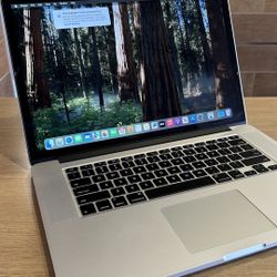 Apple MacBook Pro 15” Retina i7/16GB/500GB SSD $350. 
