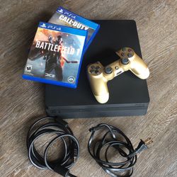 *FOR TRADE* Ps4 Slim System W/ Controller & Games