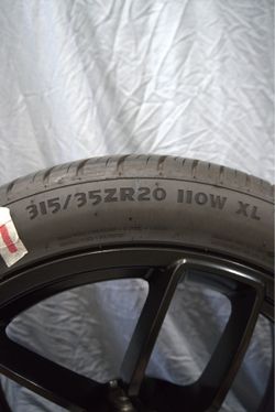 OEM Dodge Hellcat 20" Satin Black Wheels & Tires – $1,300 OBO