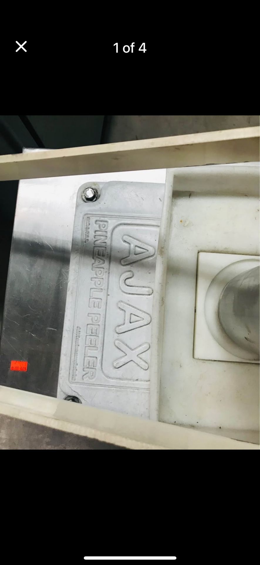 Used Pineapple Corer