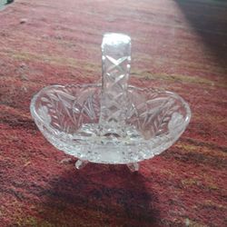 Crystal Glass Basket 35